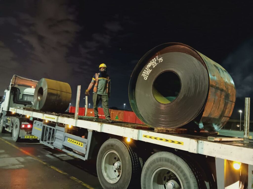 cargo from Jebel Ali